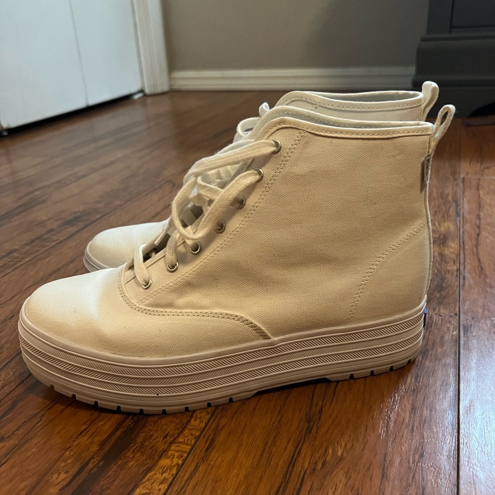 Keds Off-White High-Top Sneakers